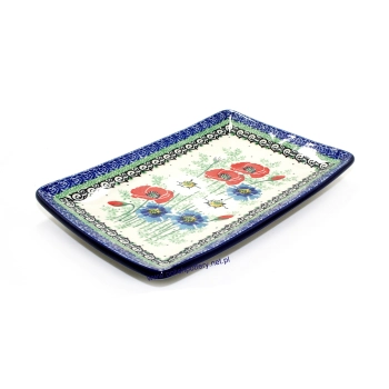 Tacka do sushi  21x14,5cm dek. U4968X Polskie Kwiaty Unikat